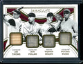 2023 Panini Immaculate Jim Thome/Bob Feller/Warren Spahn/Satchel Paige Quad Patch /25