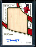 2023 Panini Immaculate Druw Jones Jumbo Bat Patch Auto /25 Diamondbacks