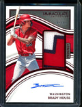 2023 Panini Immaculate Brady House Prospect Patch Auto Red /49 Nationals
