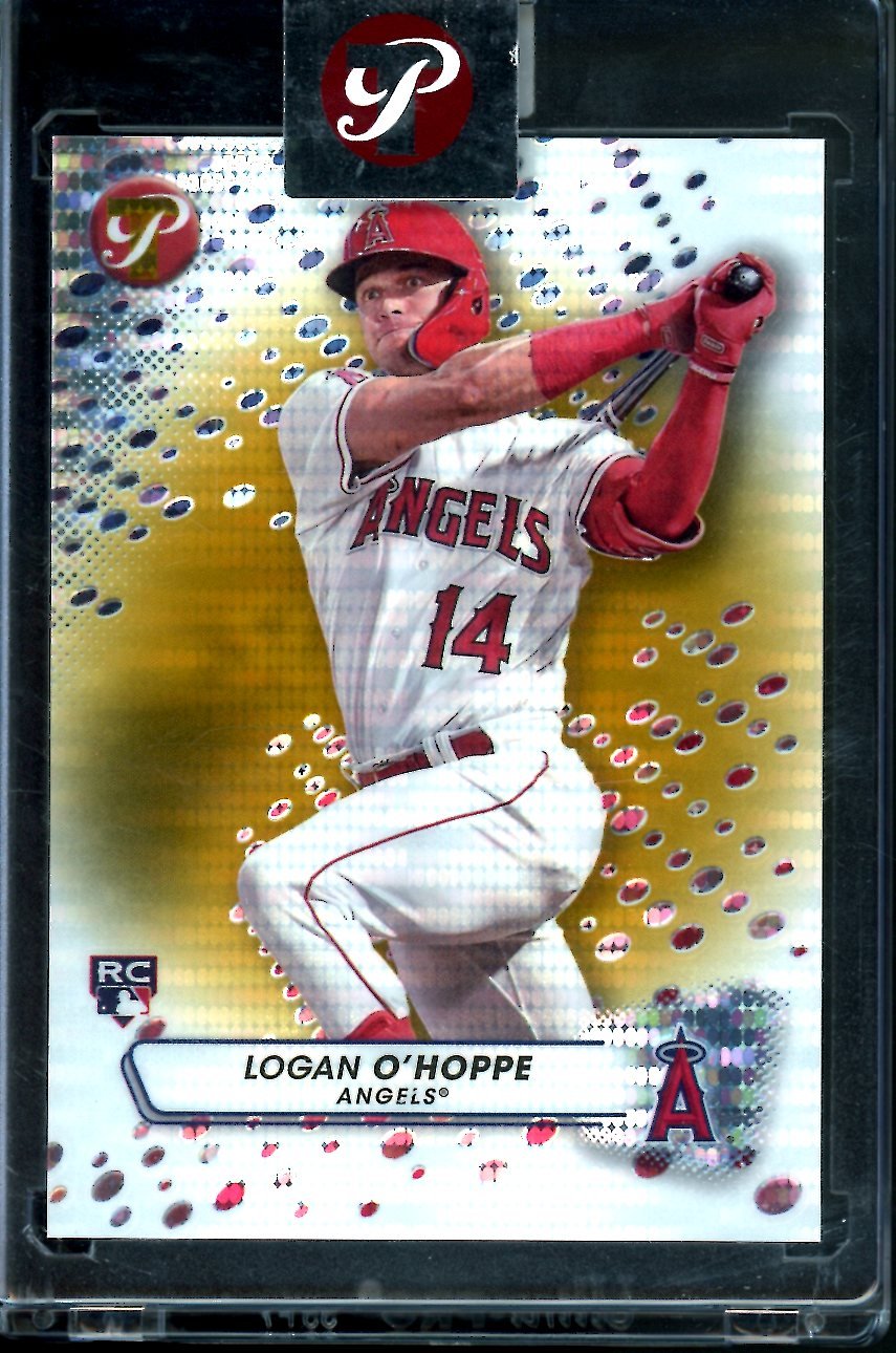2023 Topps Prestine Logan O'Hoppe Rookie Gold /50 Angels
