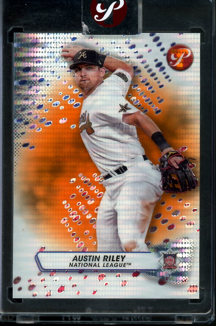 2023 Topps Prestine Austin Riley Orange /25 Braves