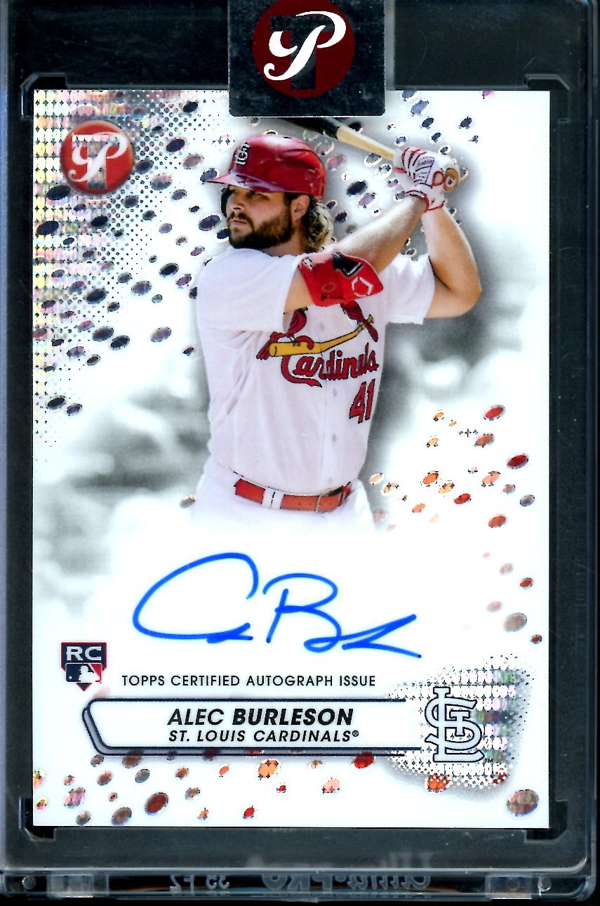 2023 Topps Prestine Alec Burleson Rookie Auto Cardinals