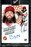 2022 Topps Prestine Brandon Marsh Rookie Auto Orange /25 Phillies