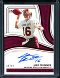 2023 Panini Immaculate Collegiate Jake Plummer Auto Red /49 Arizona State