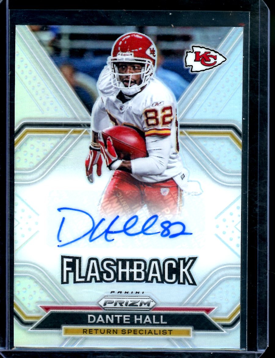 2020 Panini Prizm Dante Hall Flashback Auto /60 Chiefs