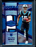 2023 Panini Plates & Patches Jonathan Mingo Rookie Double Coverage Patch /25 Panthers