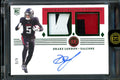 2022 Panini Encased Drake London Rookie Auto RPA Green /5 Falcons