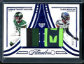 2022 Panini Flawless Sauce Gardner/Tariq Woolen Rookie Dual Patch Blue /10 Seahawks