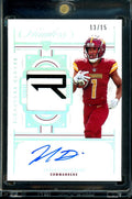 2022 Panini Flawless Jahan Dotson Rookie Auto Signature Gloves RPA /15 Commanders