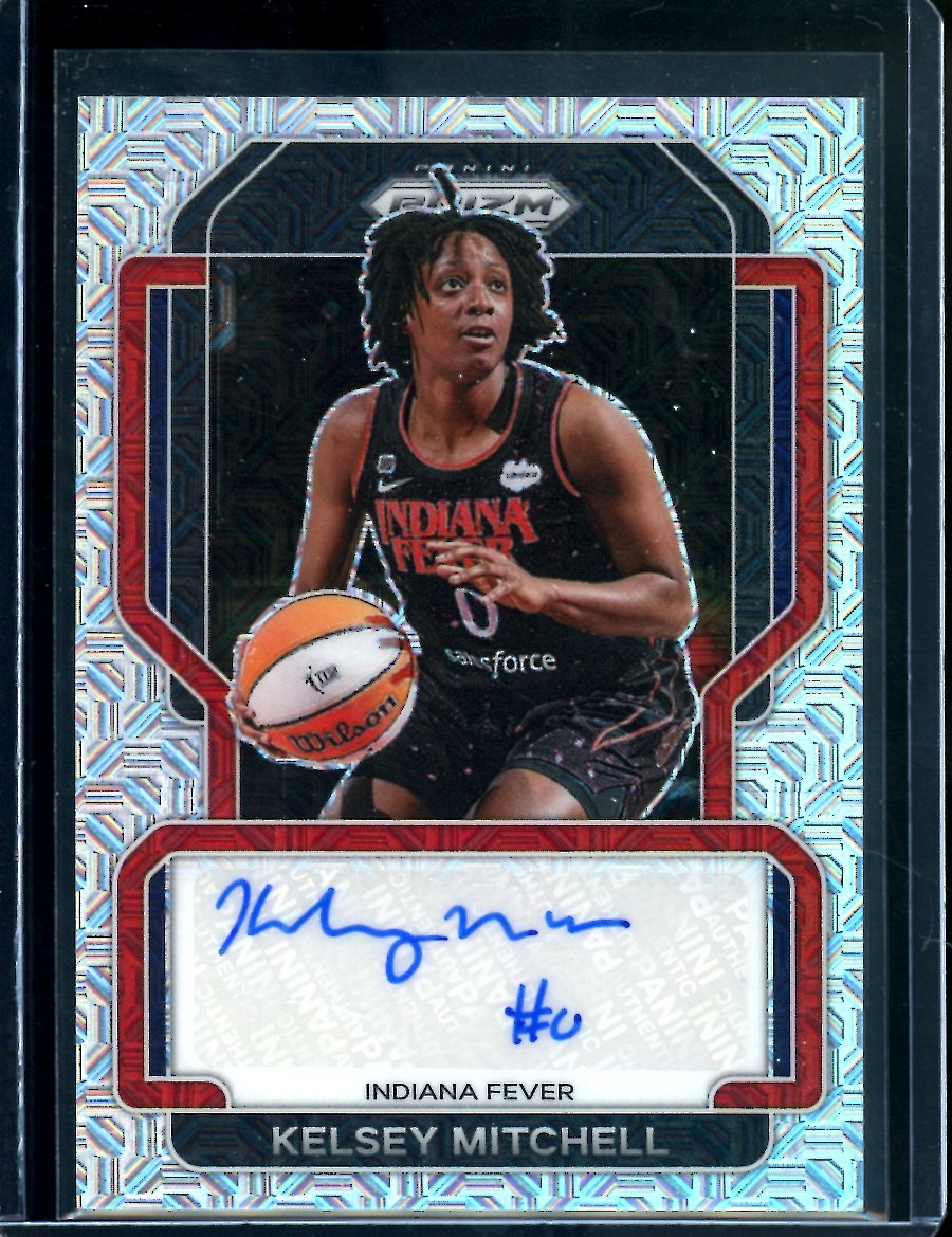 2022 Panini Prizm Kelsey Mitchell Mojo Auto /25 Fever