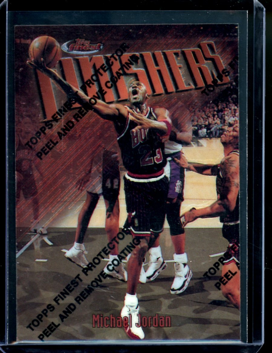 1997-98 Topps Finest Michael Jordan Finishers Bulls