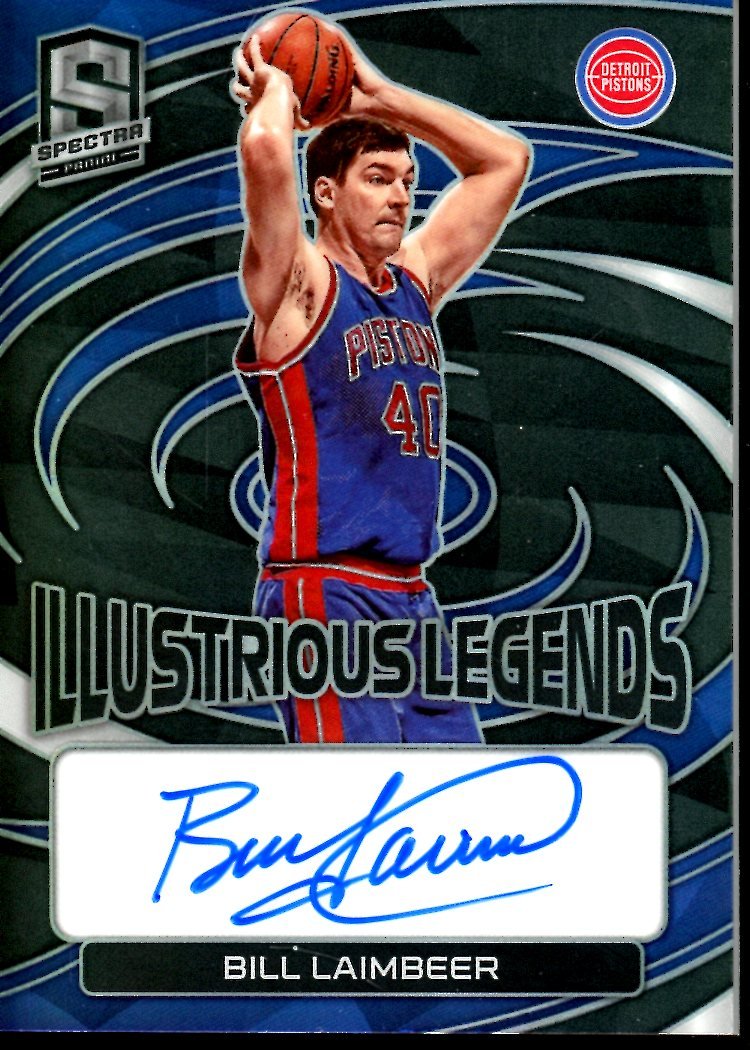2022-23 Panini Spectra Bill Lambeer Illustrious Legends Auto /99 Pistons