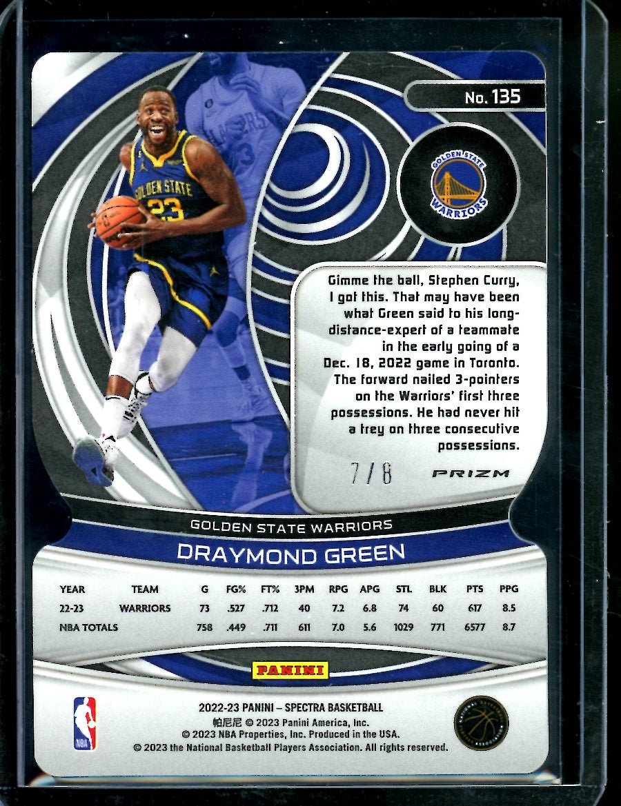 2022-23 Panini Spectra Draymond Green /8 Warriors