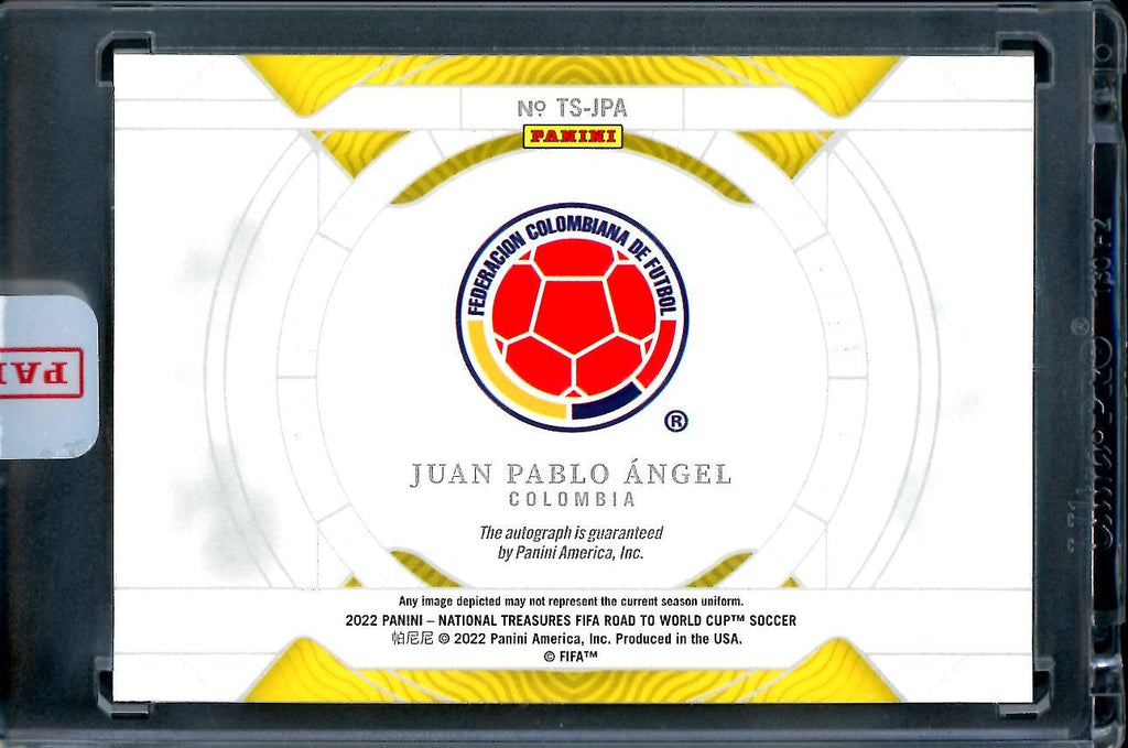 2022 Panini National Treasures Juan Pablo Angel Timeless Talents Auto /99 Columbia