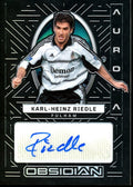 2022-23 Panini Obsidian Karl-Heinz Riedle Aurora Auto /199 Fulham