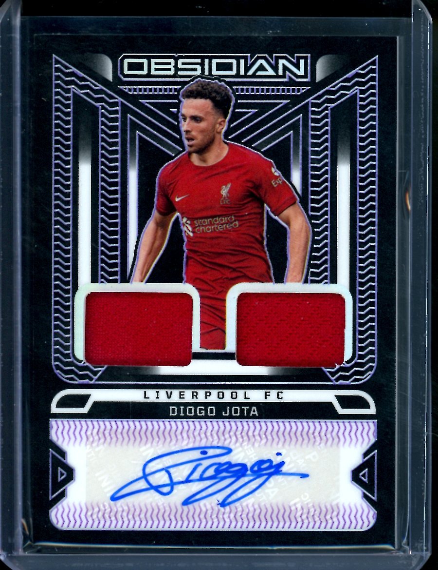 2022-23 Panini Obsidian Diogo Jota Patch Auto /50 Liverpool