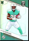 2023 Panini Elite De'von Achane Rookie /999 Dolphins