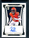 2022 Panini National Treasures Kyler Gordon Rookie Auto /35 Bears