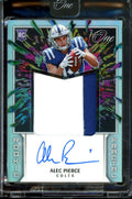 2022 Panini One Alec Pierce Rookie Fractal RPA /50 Colts