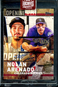 2023 Topps Archives Nolan Arenado Auto 1/1 Cardinals