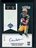 2022 Panini Contenders Christian Watson Rookie Draft Class Auto /99 Packers