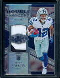 2023 Panini Plates & Patches Deuce Vaughn Rookie Double Patch /75 Cowboys