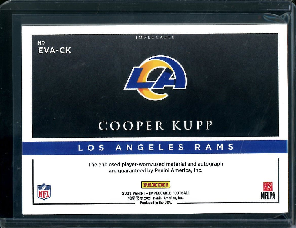 2021 Panini Impeccable Cooper Kupp Patch Auto /35 Rams