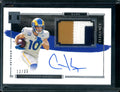 2021 Panini Impeccable Cooper Kupp Patch Auto /35 Rams