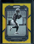 2022 Panini Prizm Dameon Pierce Rookie Gold Negative /10 Texans