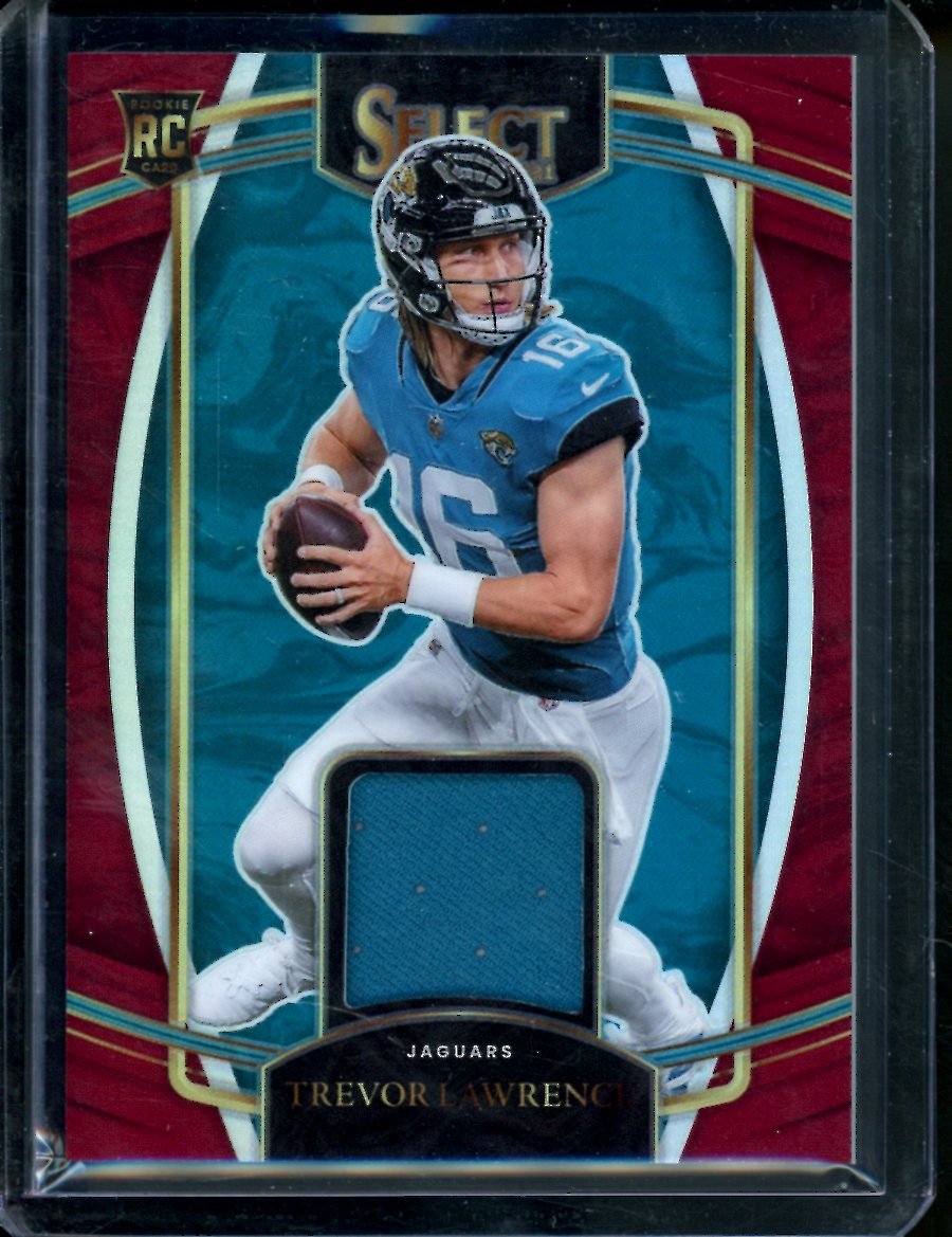 2021 Panini Select Trevor Lawrence Rookie Patch Jaguars