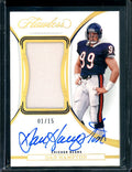 2022 Panini Flawless Dan Hampton Patch Auto Gold /15 Bears
