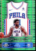 2022-23 Panini Contenders Optic Joel Embiid Uniformity Green Pulsar /25 76ers