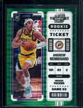 2022-23 Panini Contenders Optic Andrew Nembhard Rookie Ticket Green Pulsar /25 Pacers