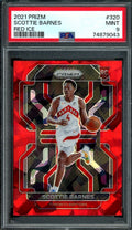 2021-22 Panini Prizm Scottie Barnes Rookie Red Ice PSA 9 Raptors