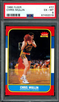 1986 Fleer Chris Mullin PSA 6 Warriors