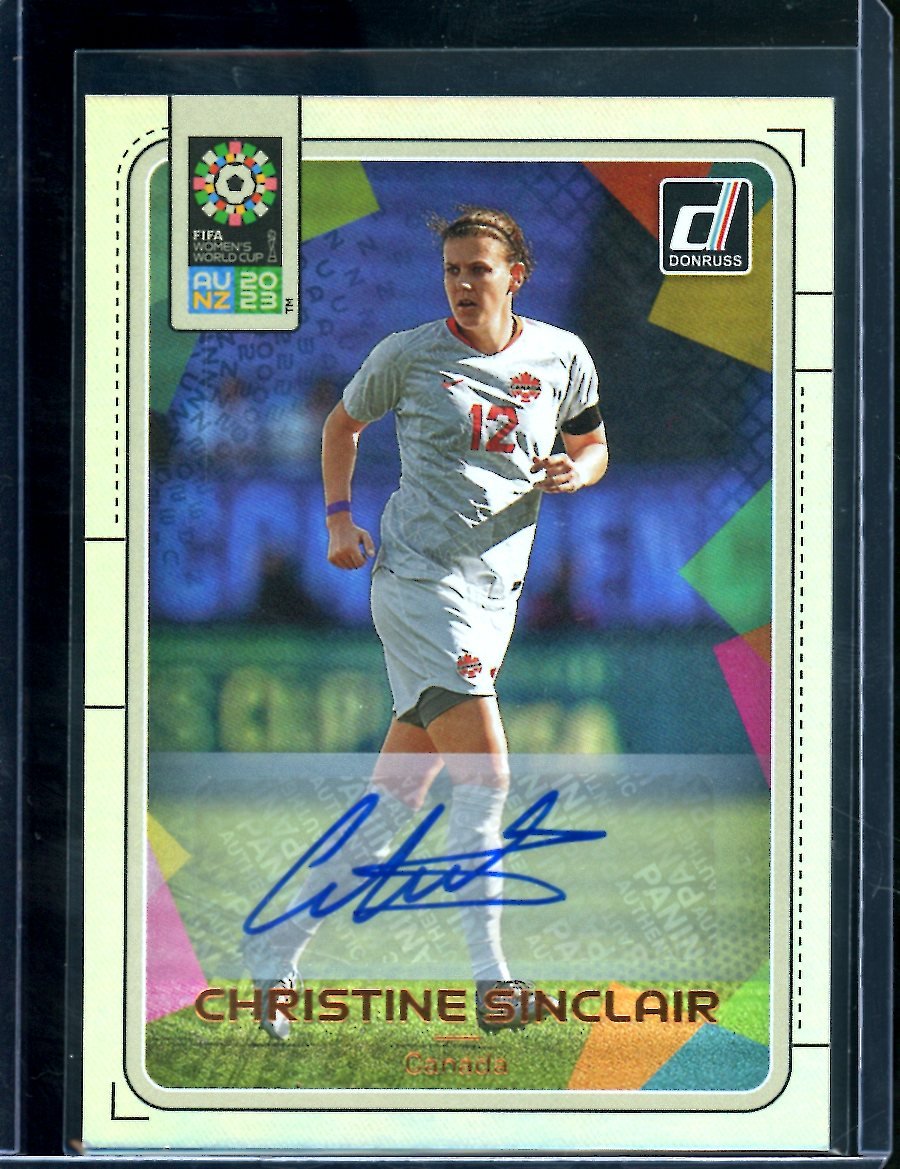 2023 Panini Donruss Women's World Cup Christine Sinclair Auto Canada