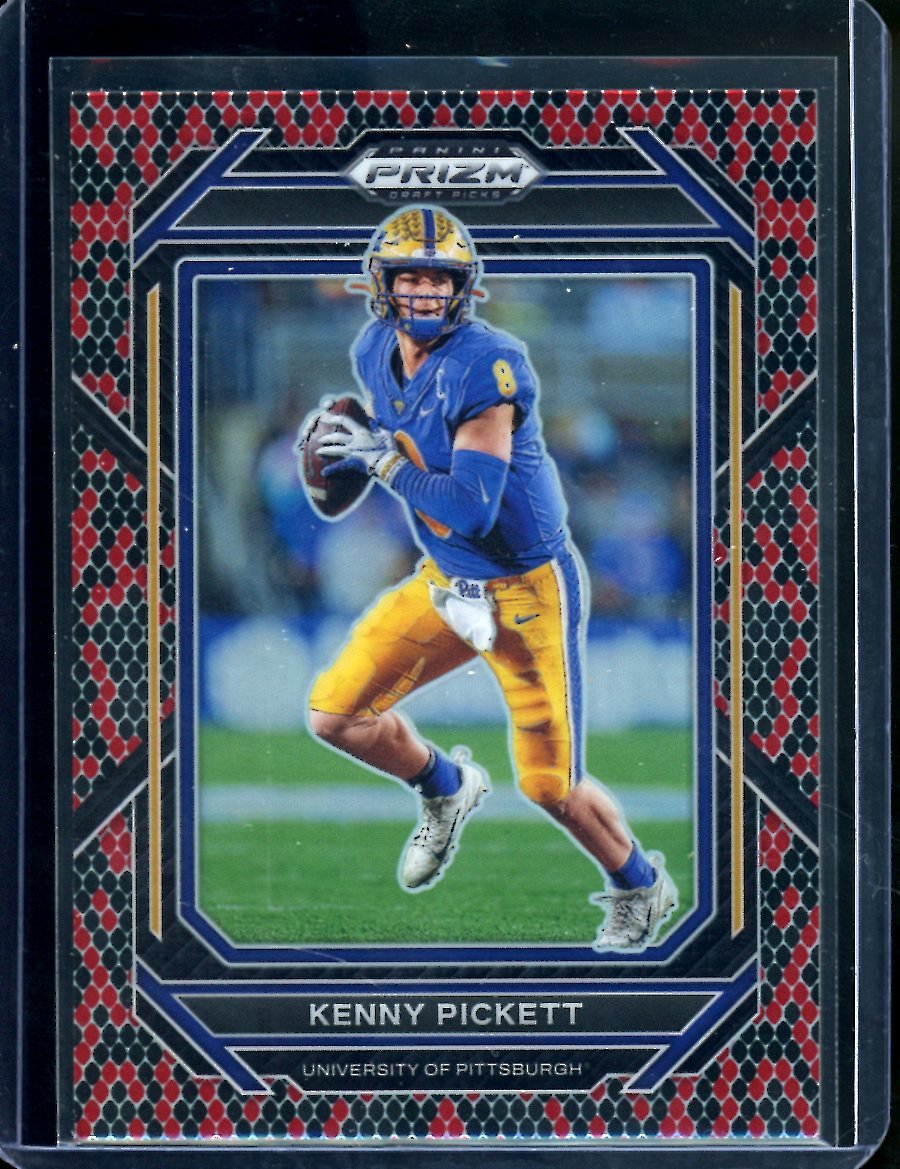 2023 Panini Prizm Draft Picks Kenny Pickett Snakeskin SSP Steelers