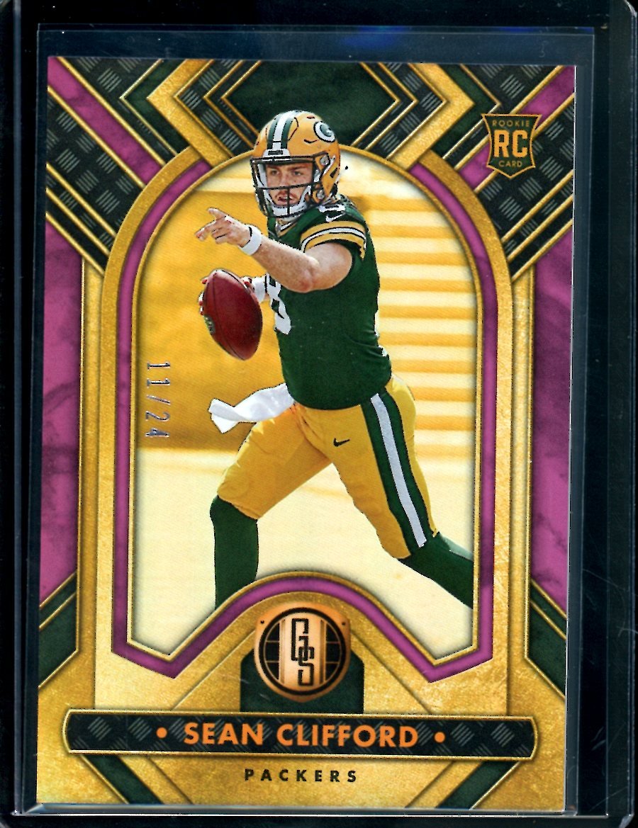 2023 Panini Gold Standard Sean Clifford Rookie Purple /24 Packers