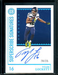 2021 Panini Encased Tyler Lockett Superscribe Signatures Auto /25 Seahawks