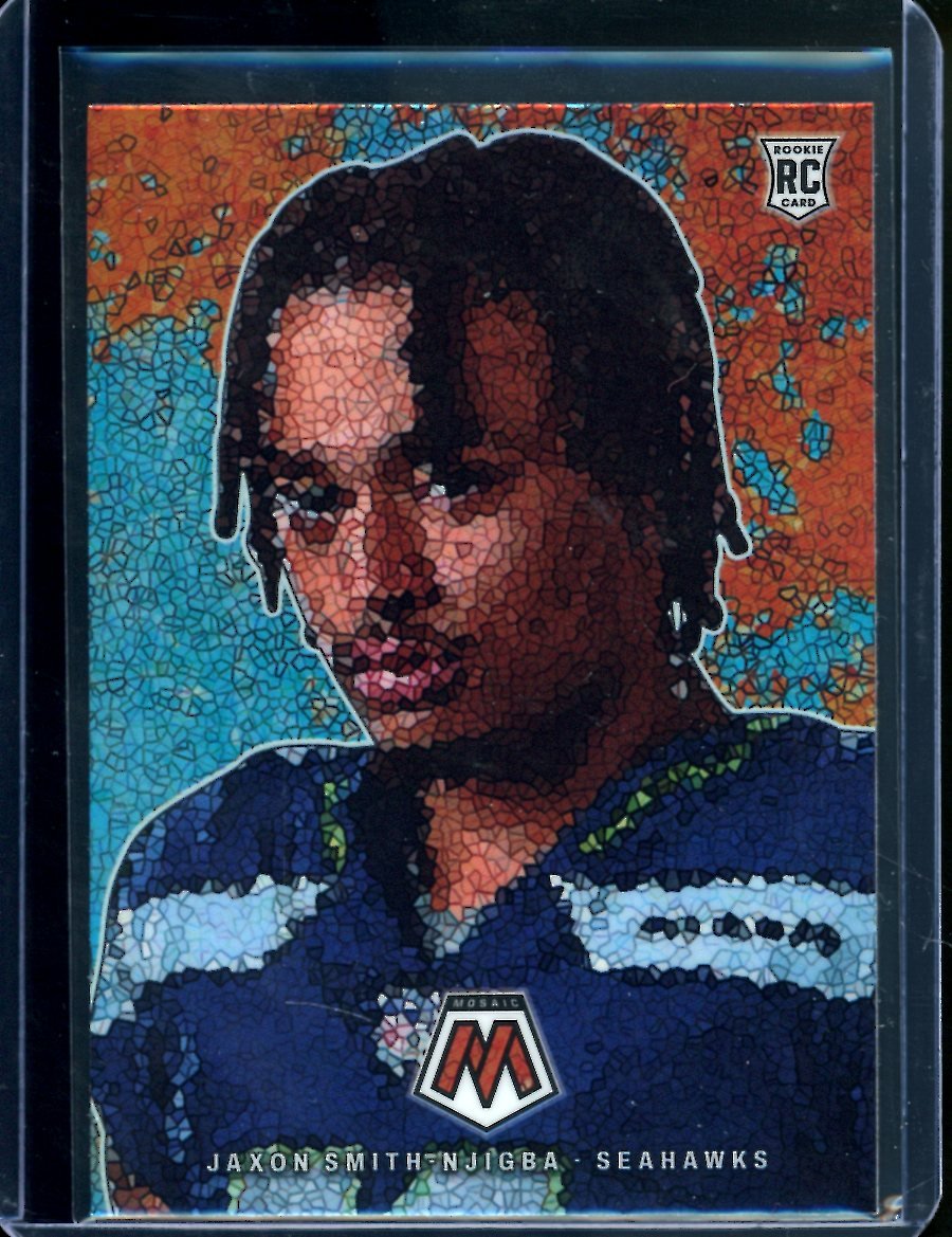2023 Panini Mosaic Jaxon Smith-Njigba Rookie Micro Mosaic SSP Seahawks