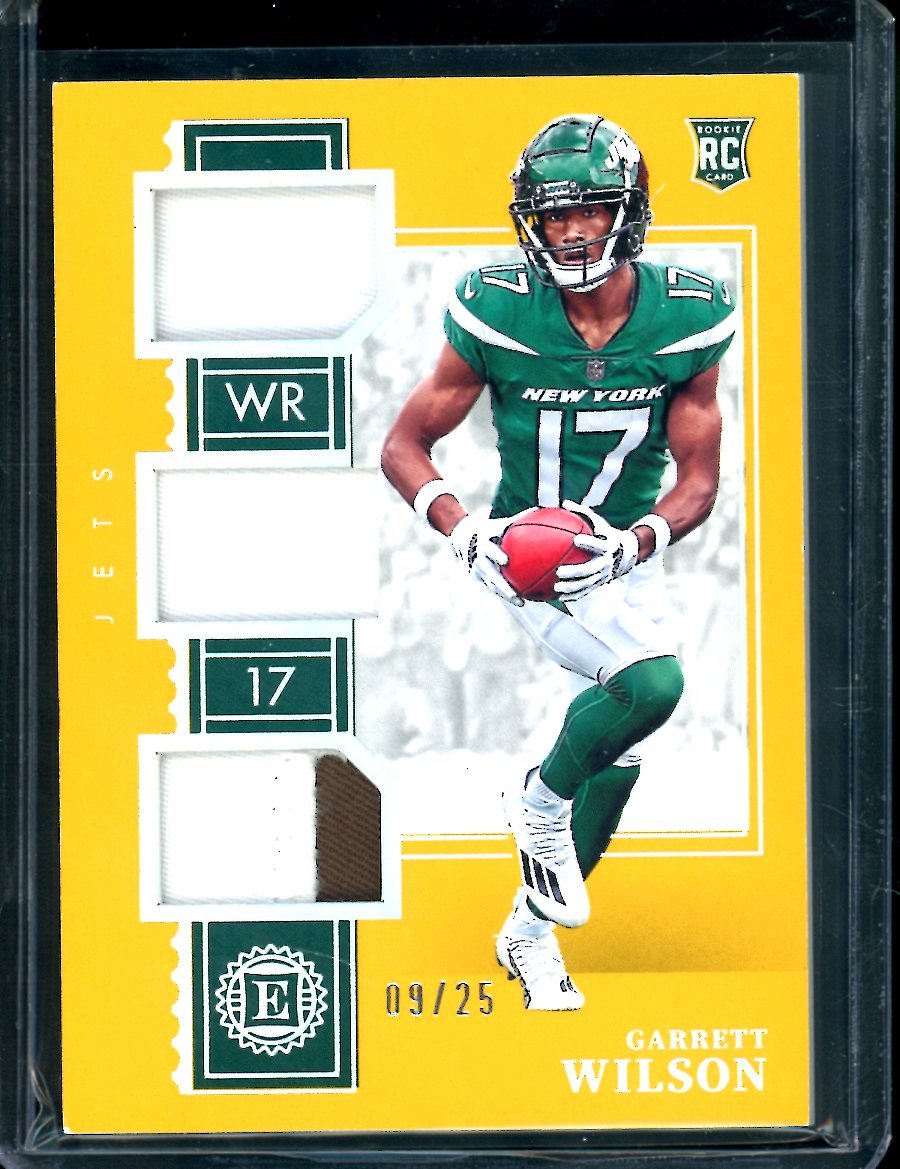 2022 Panini Encased Garrett Wilson Rookie Patch /25 Jets