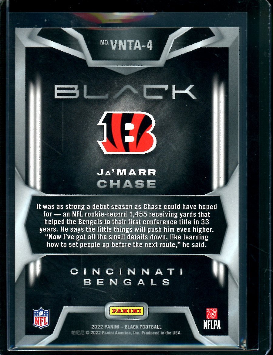 2022 Panini Black Ja'Marr Chase Vanta SSP Bengals
