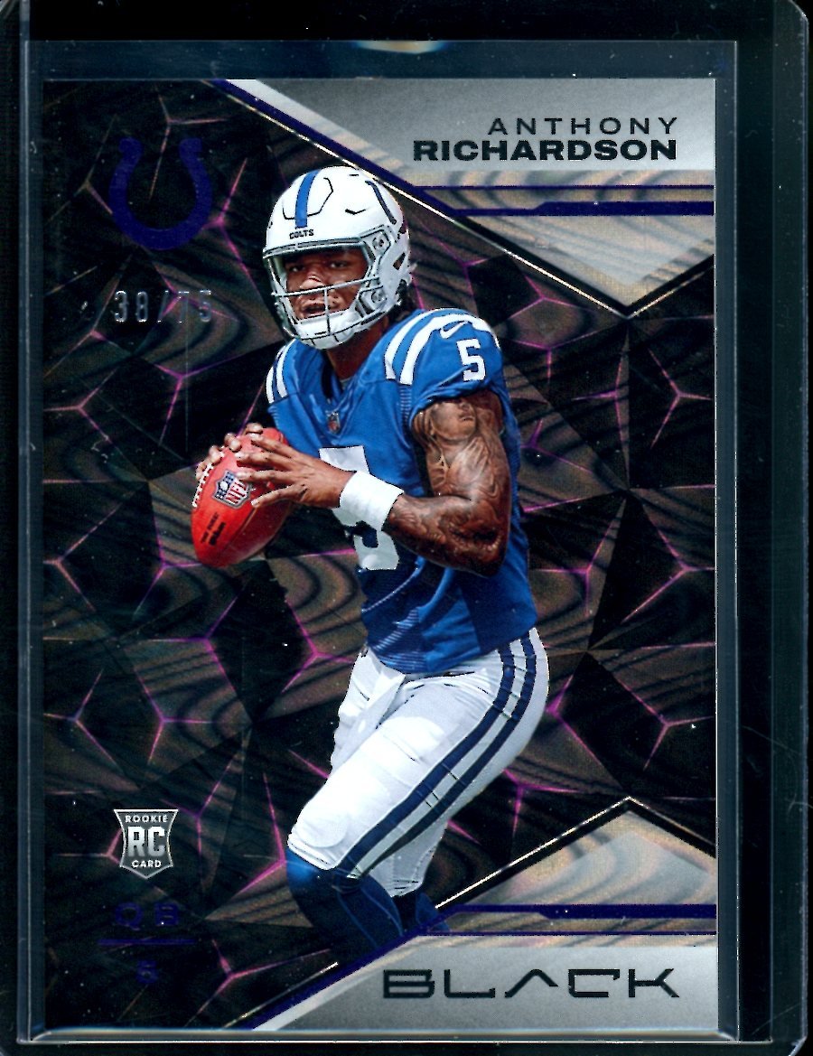 2023 Panini Black Anthony Richardson Rookie /75 Colts