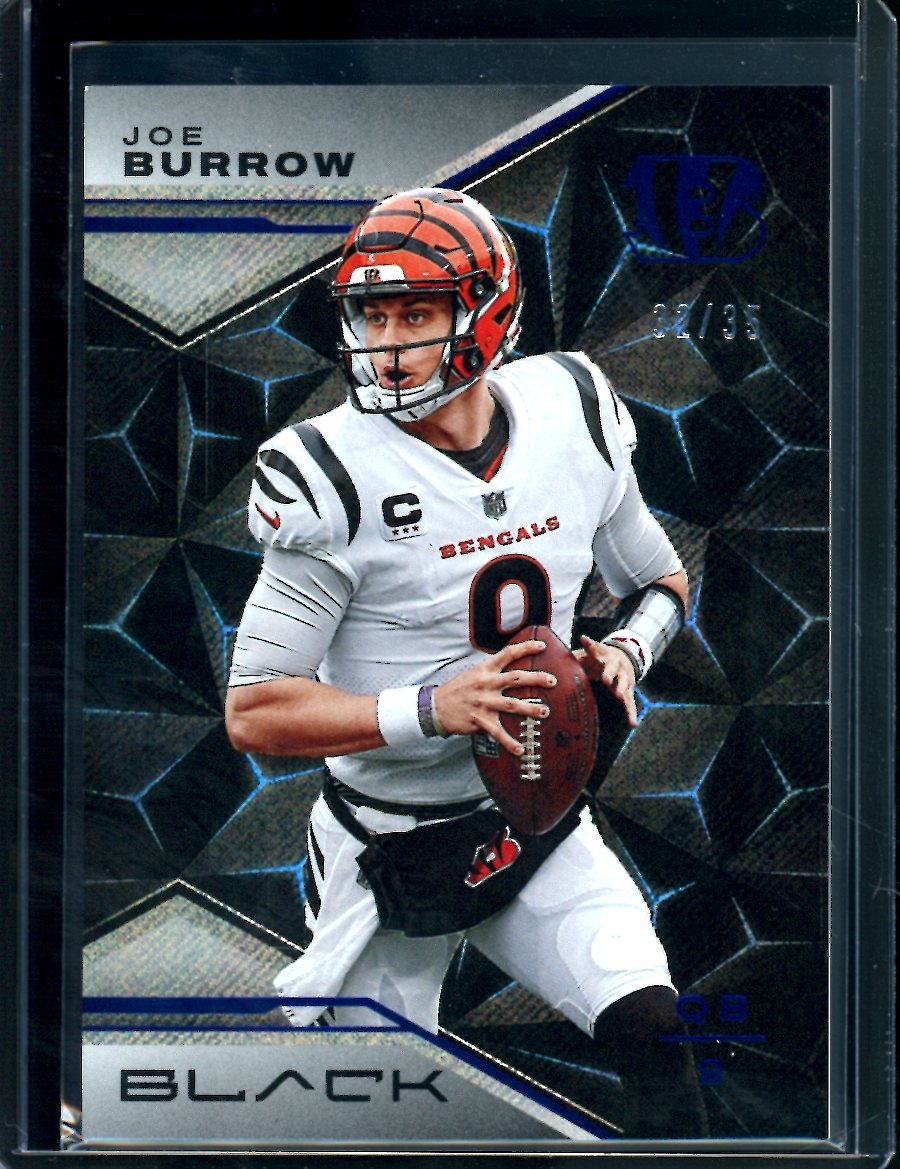 2023 Panini Black Joe Burrow /35 Bengals
