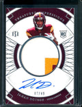 2022 Panini National Treasures Jahan Dotson Rookie Treasured Impressions RPA /49 Commanders