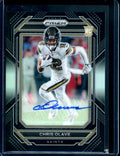 2022 Panini Chronicles Prizm Black Chris Olave Rookie Auto Silver Saints