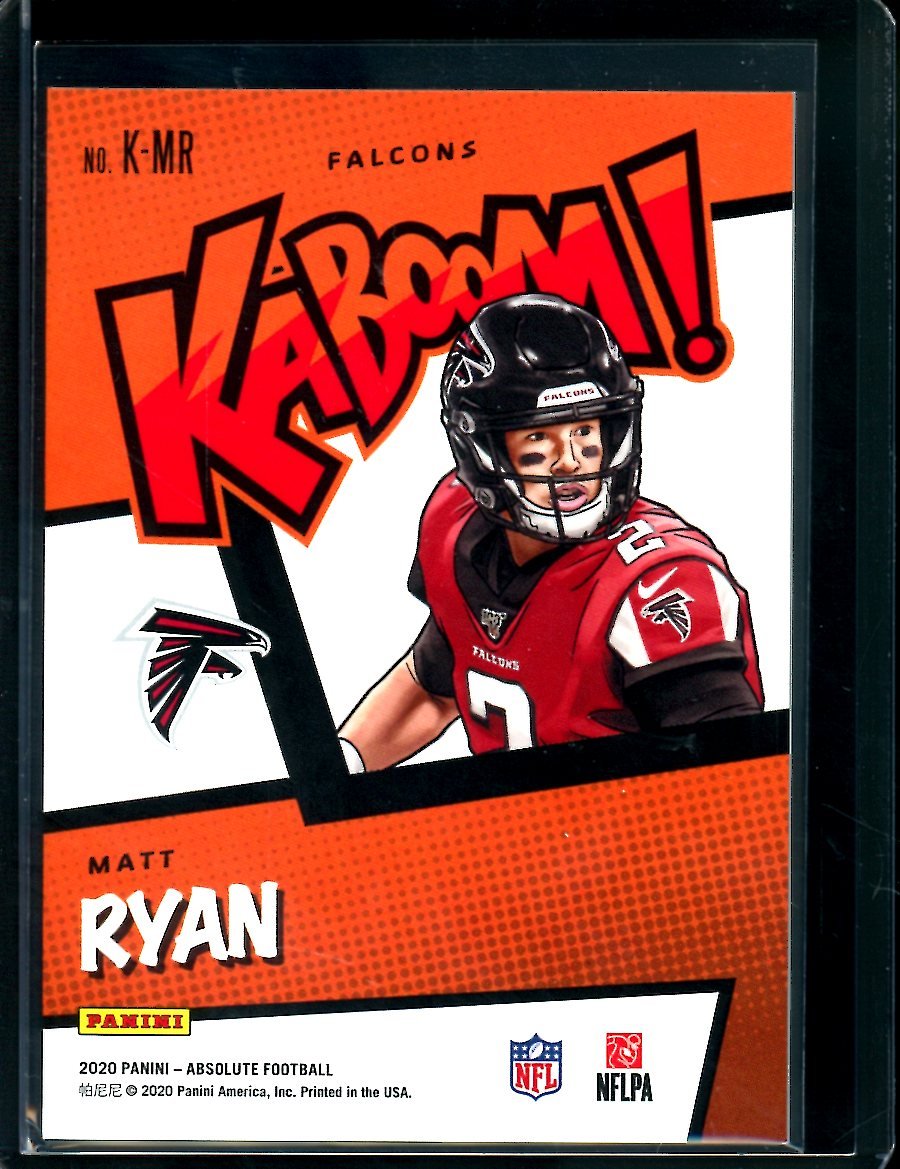 2020 Panini Absolute Matt Ryan Kaboom! SSP Falcons