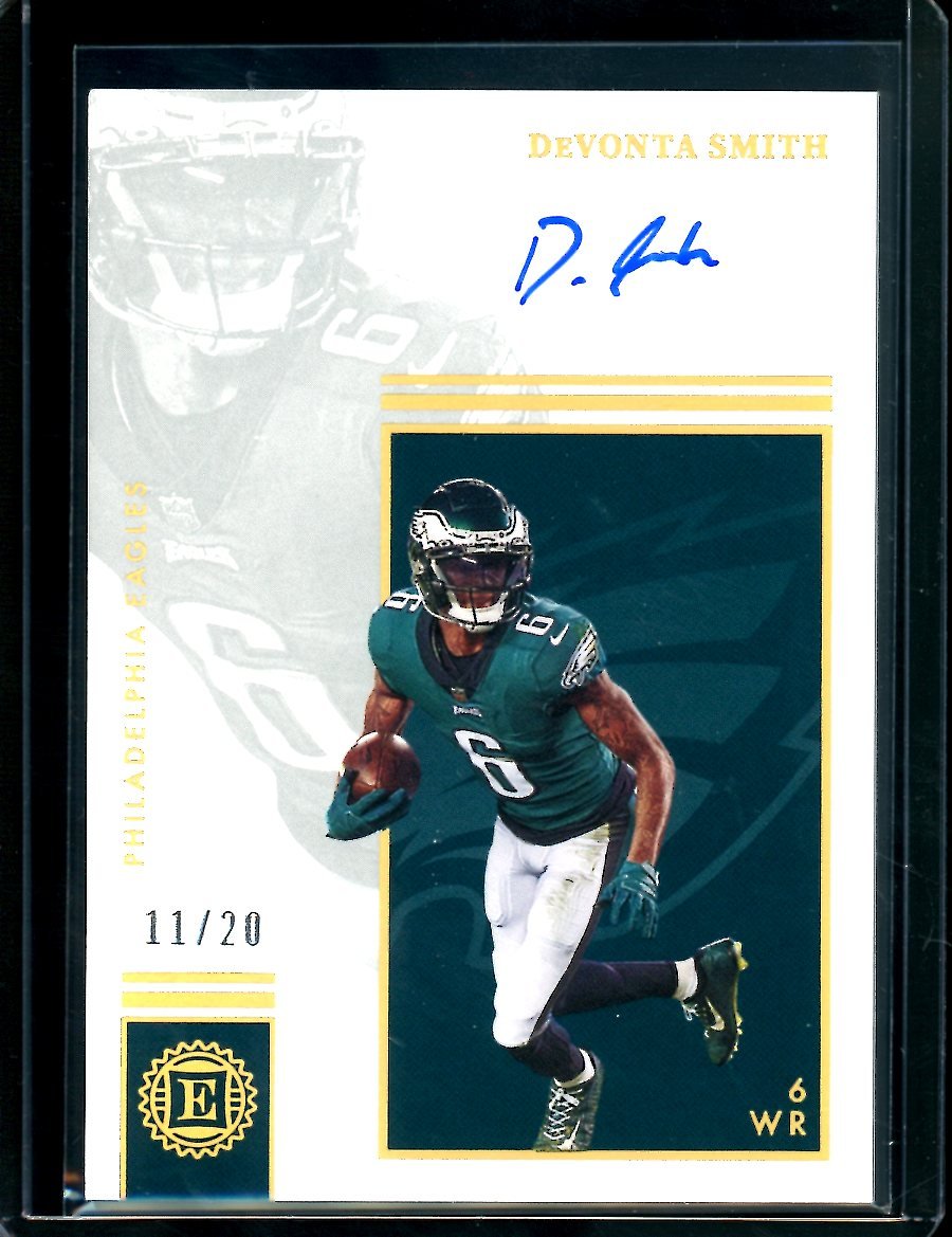 2022 Panini Encased DeVonta Smith Auto /20 Eagles