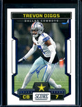 2023 Panini Score Trevon Diggs Auto Cowboys
