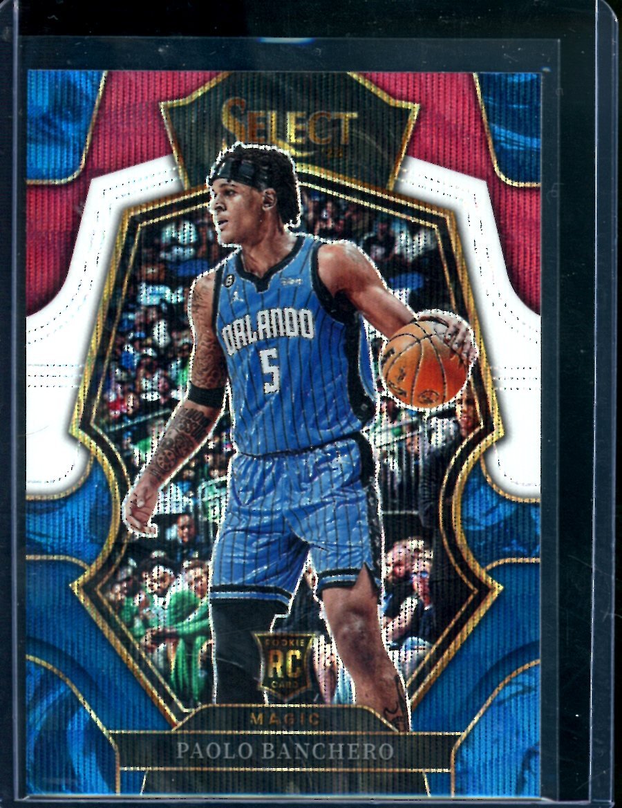 2022-23 Panini Select Paolo Banchero Rookie Red White Blue Magic